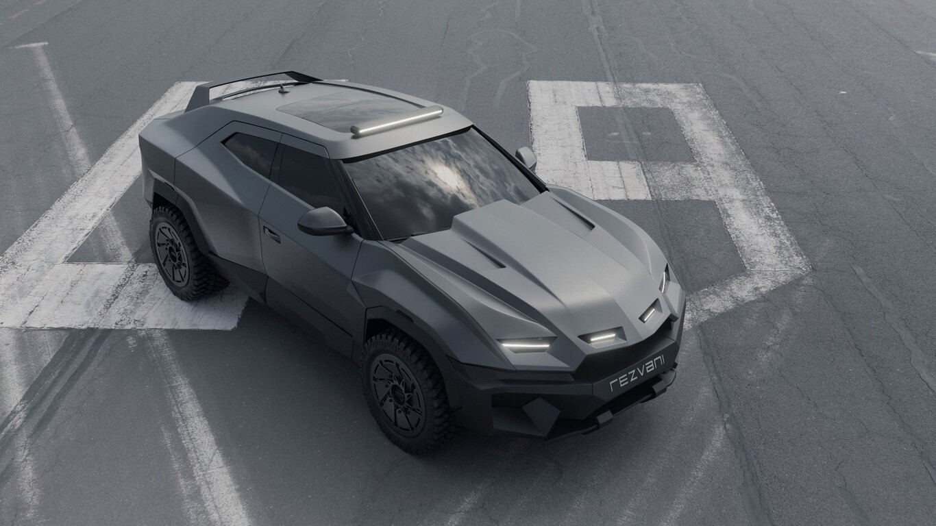 Cybertruck bija paredzēts kā apokalipses gadījumam piemērots automobilis. Lamborghini Rezvani Knight apsteidza to pa labi