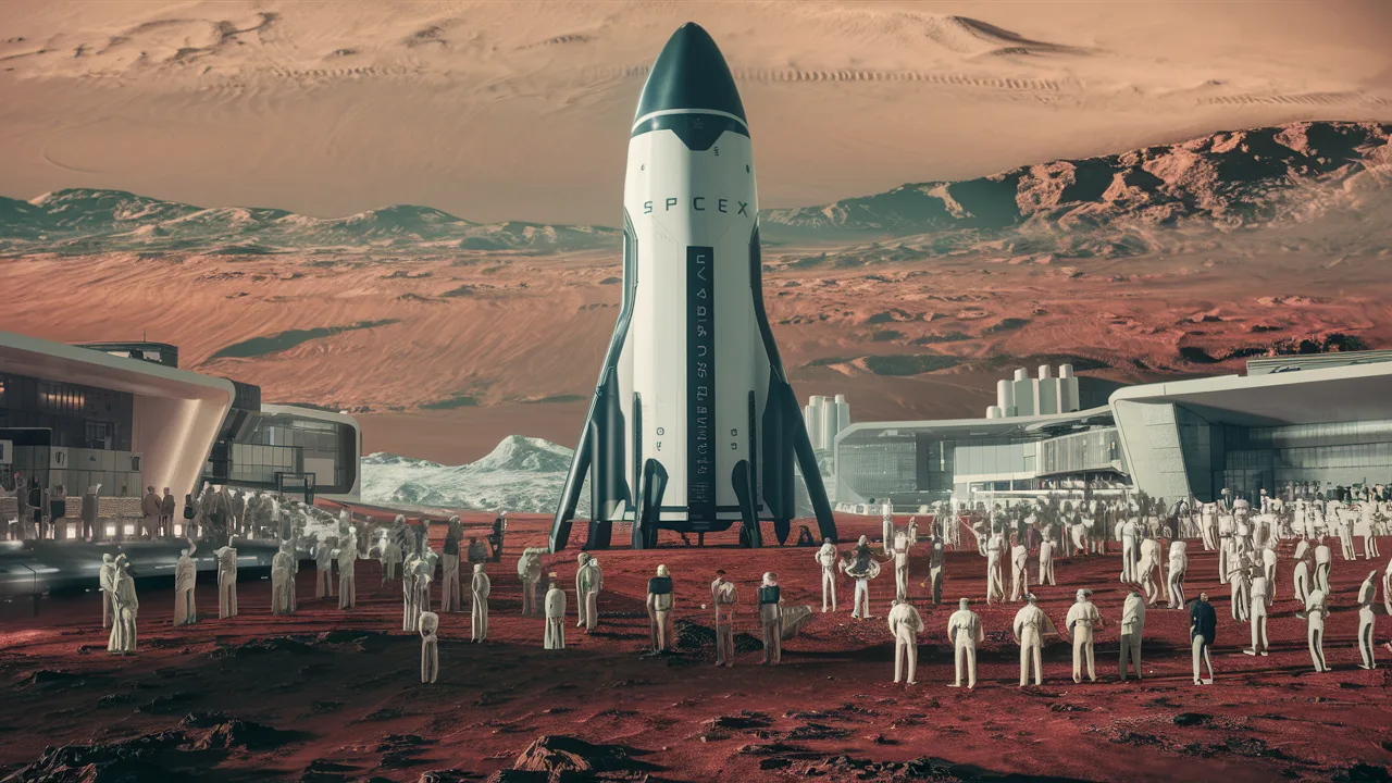 Ilons Musk stāstīja, kā tiks kolonizēts Marss: pirmais lidojums notiks 2026. gada beigās, bet 2033. gadā uz Marsu dosies jau 500 nolaišanās aparāti