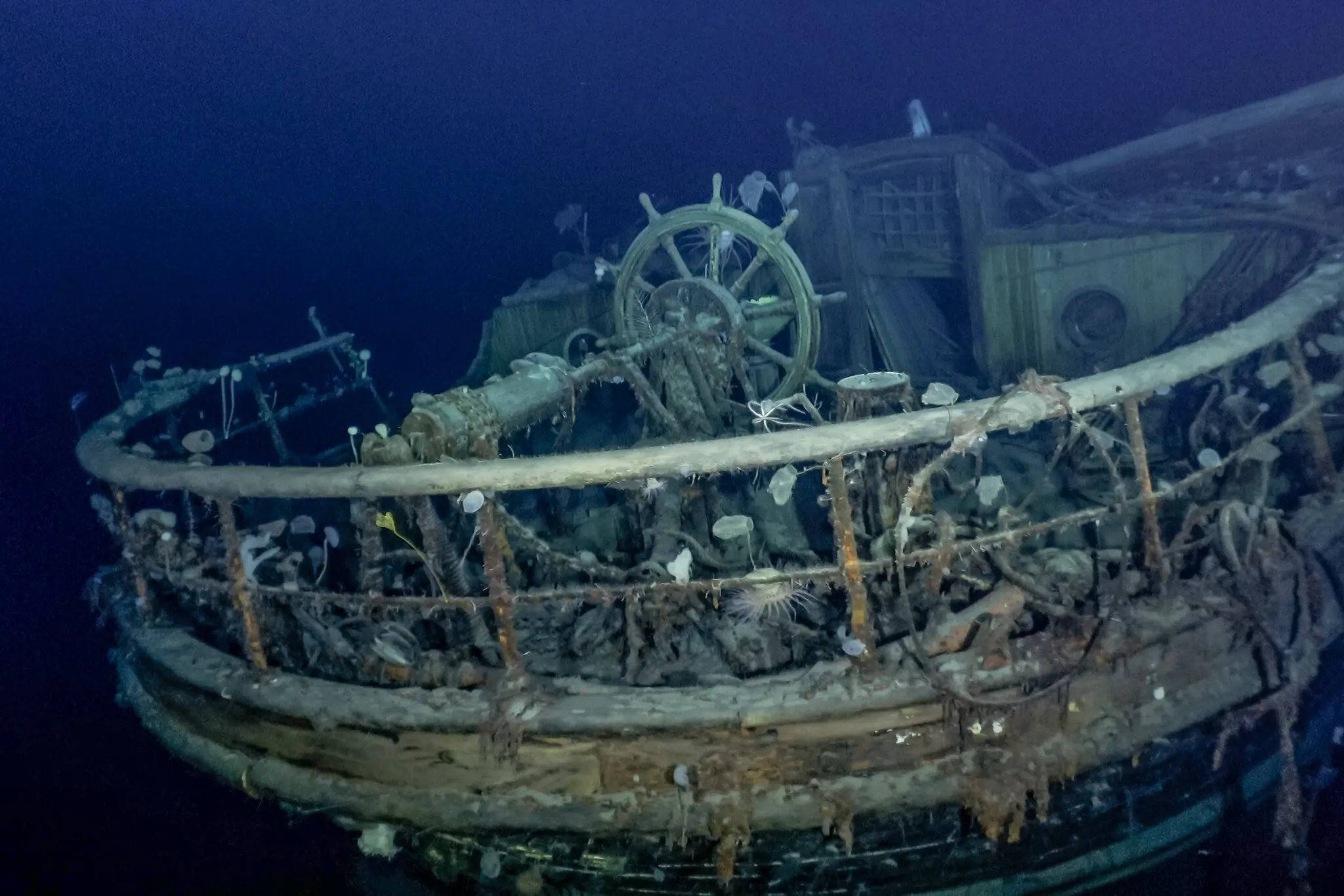 18. gadsimta nogrimis kuģis nejauši atrasts pie slavenas Eiropas pilsētas krasta.