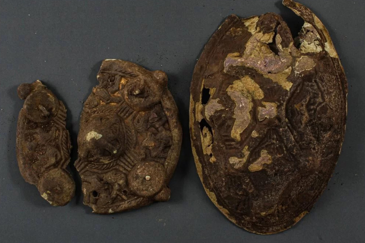 «Es nevarēju noticēt, ka tas ir zelts»: pēc 50 gadu meklējumiem amatieris Menas salā atrod 1000 gadus vecu vikingu rokassprādzi.