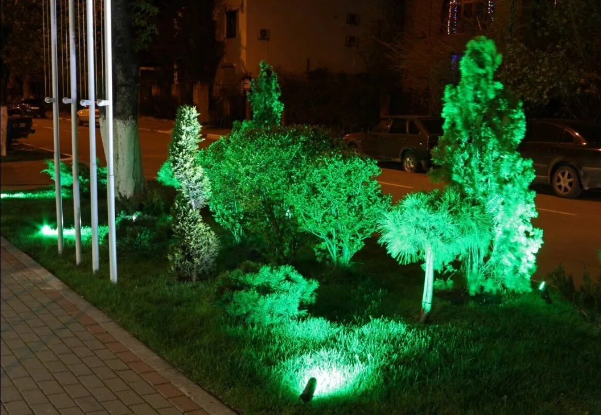 LED lentes ir izgājušas no modes: pēc ainavu eksperta domām, tas ir labākais risinājums dārza apgaismošanai.