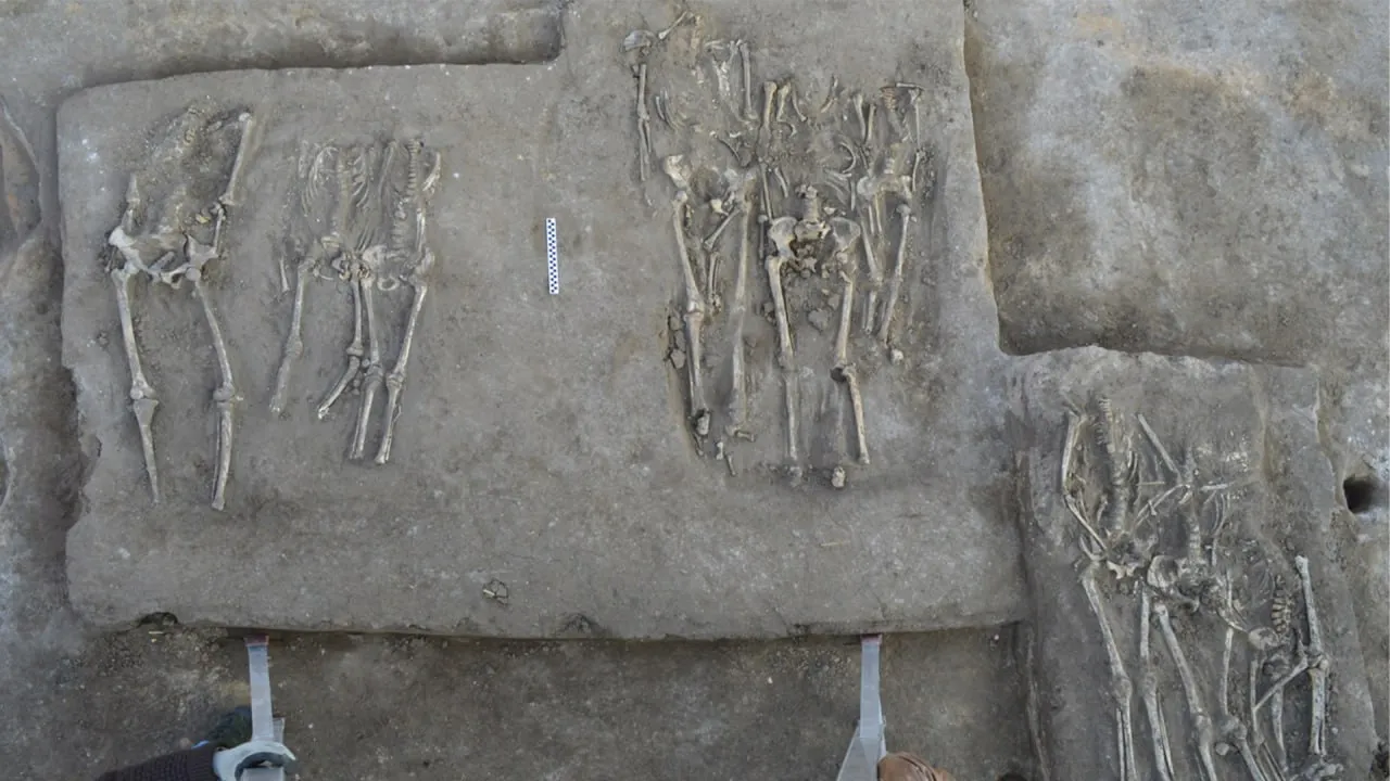 Arheologi bija pārsteigti, atklājot 317 cilvēku skeletus, apglabātus nepievilcīgā tirdzniecības centrā.